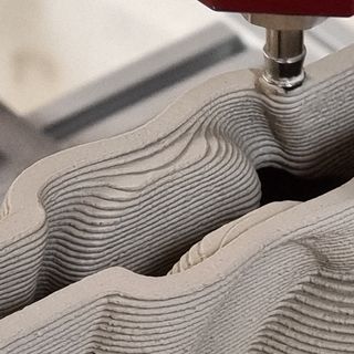 Prozessaufnahme Keramischer 3D-Druck / Leonie Palik