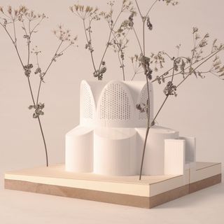 synagoge eisenberg - modell / Lilli Ritter