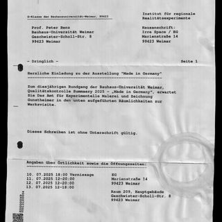 Herzliche Einladung / Ferdinand Golz