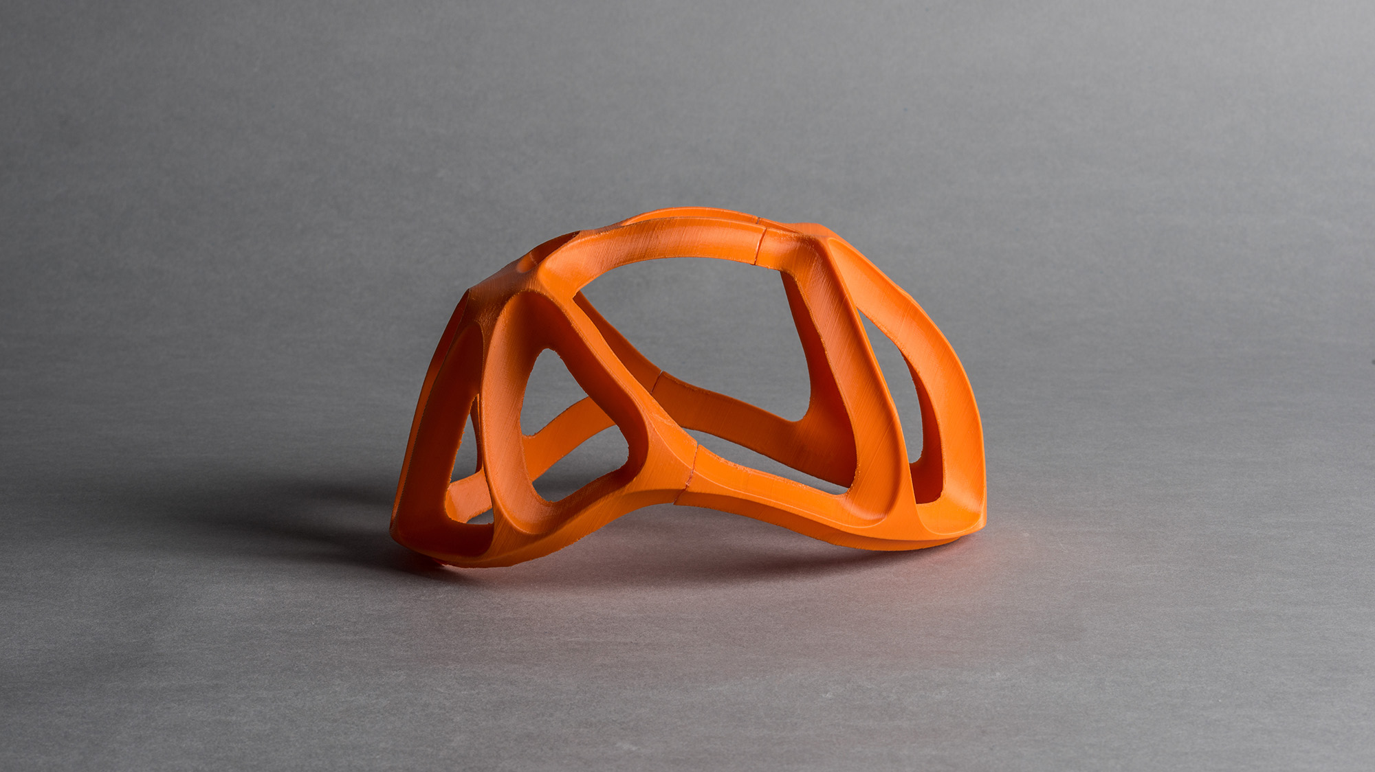 Skate Helm, erstes Model, 3D-Druck (PLA) (Foto: Ronny Haberer)
